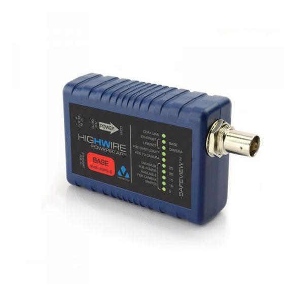 HANWHA VHW-HWPS-BLL Veracity Highwire Base Unit- Ethernet and Power over coax