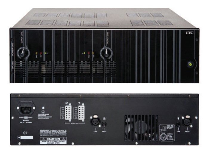 ITC AUDIO 1400-250010 UP2500 Unità di potenza multicanale 2x500W (3 uni