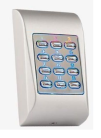 ABTECNO XPR-MTPADS-SA STANDALONE KEYPAD 1000 CODES 1 RELAY 12-24 VDC-VAC IP 65 SILVER