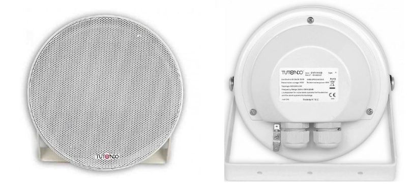 INIM TU EWT4M10B Diffusore acustico per sistemi di evacuazione vocale - montaggio a parete o a soffitto