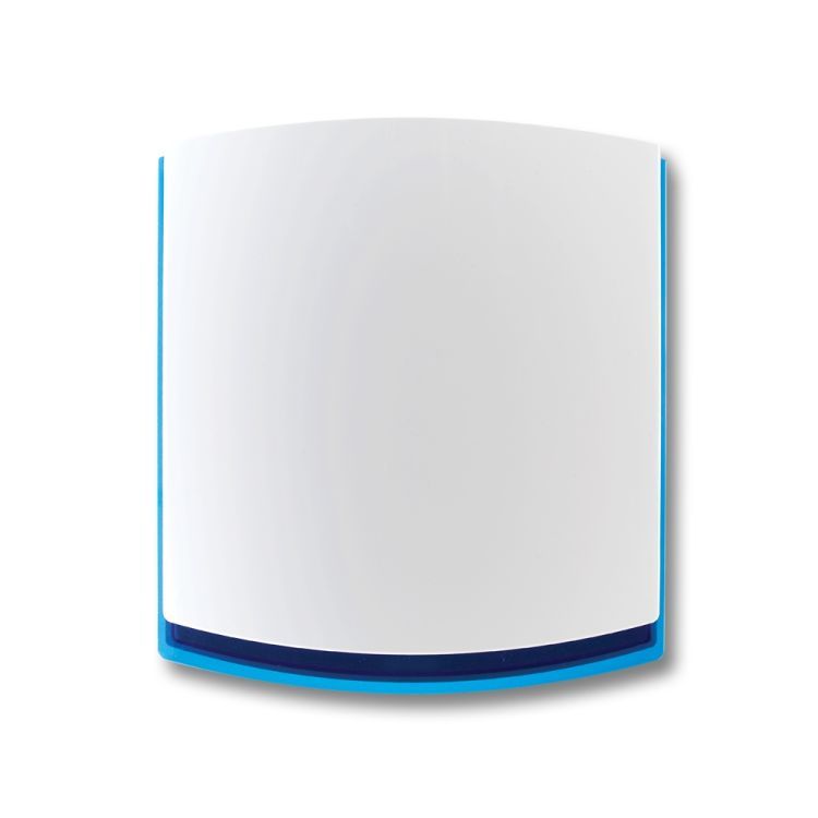 VIMO ASODISSEY5C Sirena Odyssey 5C autoalimentata per esterni con coperchio bianco e lente blu