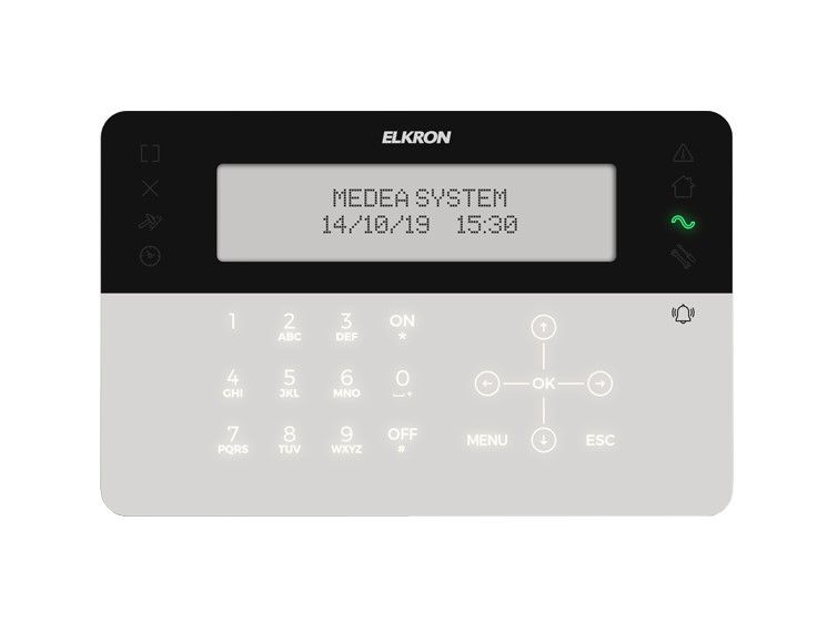 ELKRON PROFESSIONAL 80KP7900211 KP710D Tastiera LCD soft touch