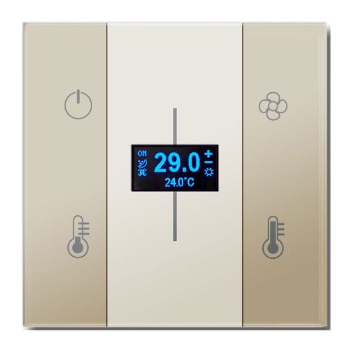 BLUMOTIX BX-E-QTU QUBIK Elettronica termostato con umidostato 80X80