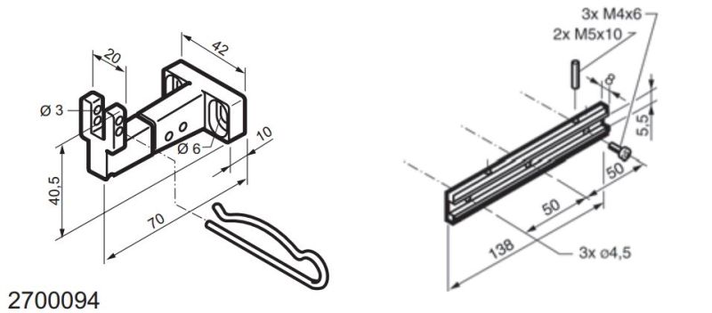 MINGARDI 2700094 Universal kit for potted window applications