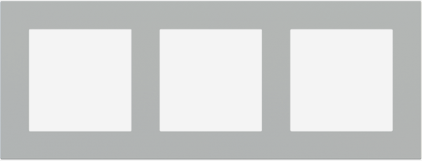 EKINEX EK-D3P-FGE Placca Deep (FF e 71 e 20Venti ) rettangolare - FENIX NTM- grigio efeso