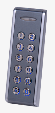 ABTECNO XPR-INOX-SA TASTIERA LINEA SLIM GRIGIO/CROMATO STAND ALONE