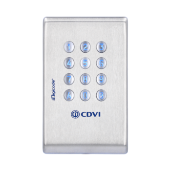 CDVI KCIENSBP Backlit stainless steel vandal-proof keyboard with integrated electronics