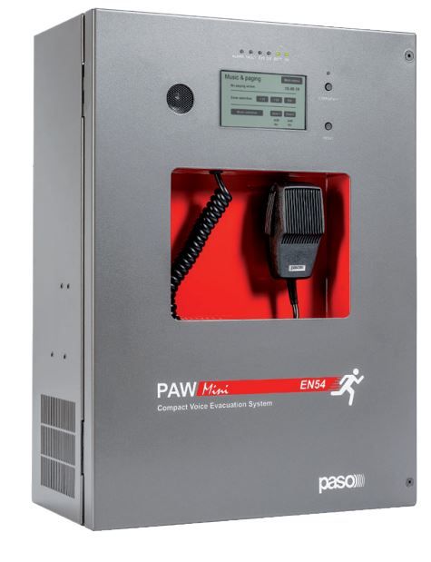 PASO PAW1101-V 100W 1CH EN54 Compact System