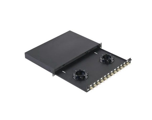 PANDUIT FD1W12BLDLC Opticom Pre-loaded Fibre Drawer with 12 Duplex 50