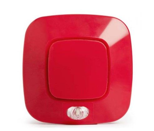 INIM FIRE ES2030RE Red acoustic alarm with voice alarm