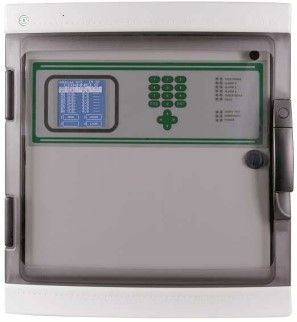 SENSITRON STG/S32I Centrale GALILEO S32I. Alloggiata in box in ABS, con display LCD, gestisce  32 sensori con uscita seriale su loop RS485 ed 8 uscite a bordo.