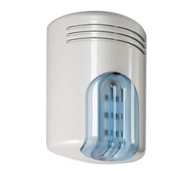 VENITEM 23.30.07 DUCALE LSP pearly white-blue EN50131-4 siren with patented anti-foam system and anti-puncture circuit