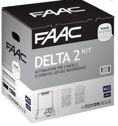 FAAC 10563093 Kit Per Ante Scorrevoli DELTA2KIT (STARTBOX)