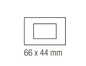 EKINEX EK-PRP-F Placca rettangolare finestra 66x44mm in NTM