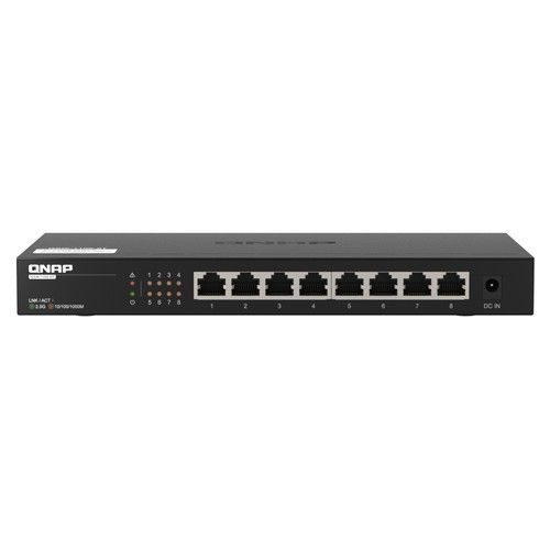 QNAP QSW-1108-8T 8 PORT 2.5GBPS UNMANAGEMENT SWITCH Switch Stand-Al