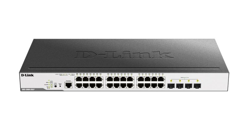 D-LINK DGS-3000-28LP 24-PORT 10/100/1000MBPS POE