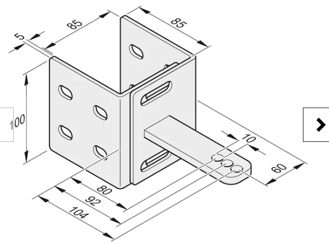 SOMMER Y3108V000 Mounting bracket for twist 200