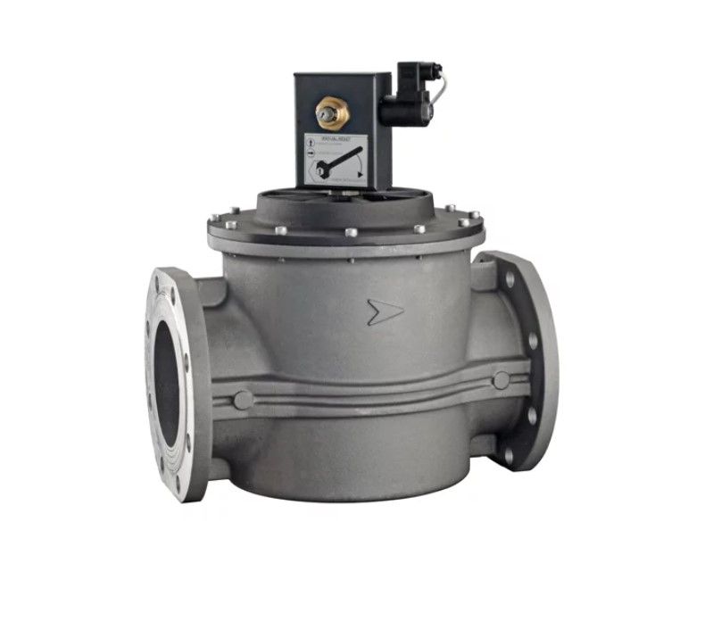 TECNOCONTROL VR753EX/12 NC manual reset solenoid valve DN 125 6 bar 12 Vdc ATEX
