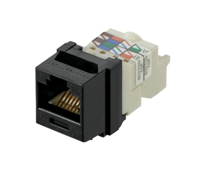 PANDUIT NK6TMBL NK Cat 6 UTP Jack Module- TP Style- Black