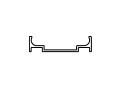 CCE KITSEZSCAT Snap-through profile for Sicurstop for sectional 