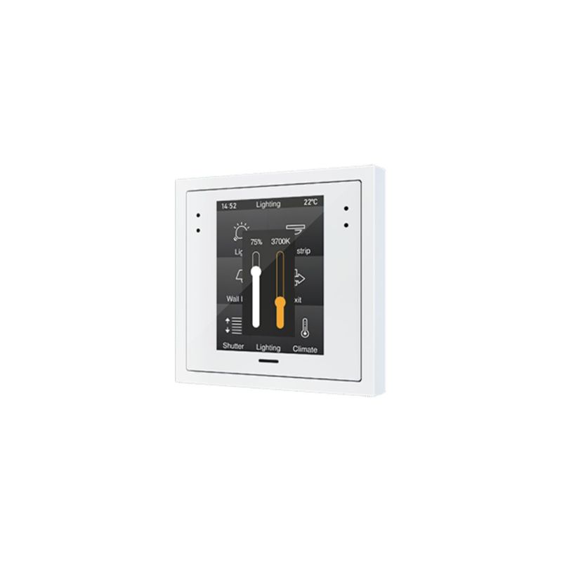ZENNIO ZVIZ28W Z28 capacitive touch panel with 2.8” backlit display, white