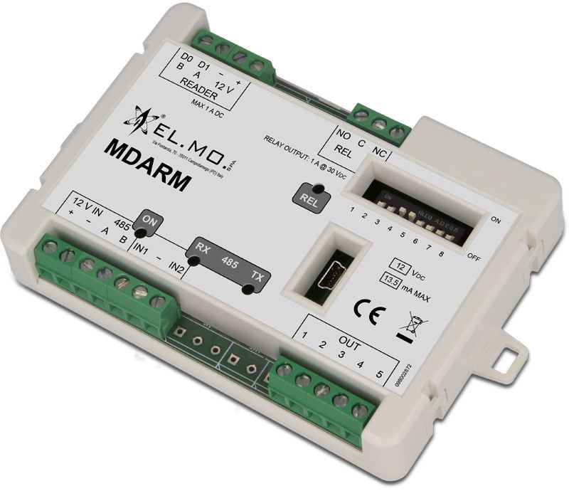 ELMO MDARM RS-485 serial line inserter module for use with an external reader