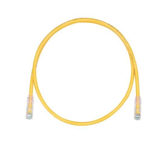 PANDUIT UTPSP1.5MYLY Patch Cord in Rame- Cat 6- Yellow UTP Cable- 1.5 M