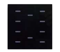 EELECTRON 9025GL10A03 GLASS 10 CH. - BLACK