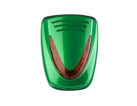 VENITEM 23.28.07 Sirena MURANO civetta verde perlato-arancio solo contenitore