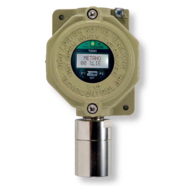 TECNOCONTROL TS593EA Rilevatore con Display 4-20mA Exd ATEX elettrochimico per NH3
