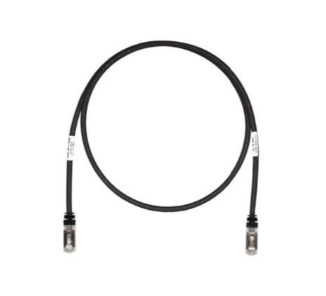 PANDUIT STP6X3MBL Copper Patch Cord- Cat 6A- Black S/FTP Cable- 3 meters