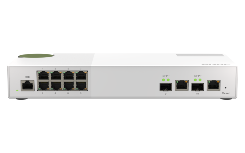 QNAP QSW-M2108-2C Entry level 10GbE and 2.5GbE Layer 2 Managed Web Switch for SMB network deployment