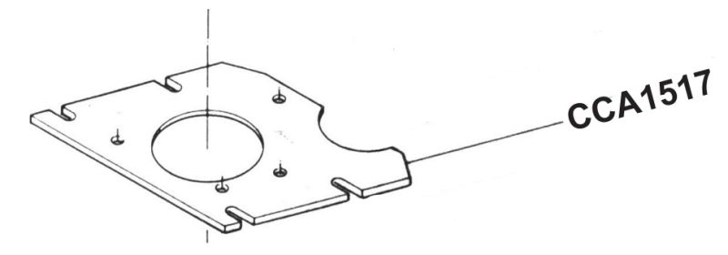 RIB CCA1517 MAGIC 105 FIXING PLATE