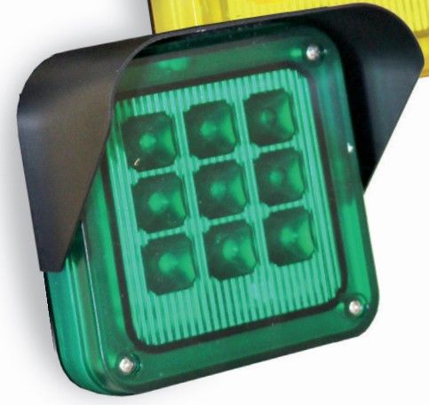 ABTECNO APE-550/3041 TRAFFIC 1 GREEN ADJUSTABLE SINGLE LENS TRAFFIC LIGHT