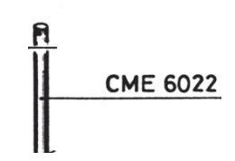 RIB CME6022 SUPP.MOT HINGE PIN R-60