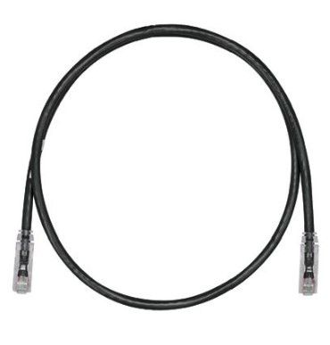 PANDUIT UTPSP1MBLY Copper Patch Cord- Cat 6- Black UTP Cable- 1 Meter