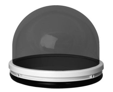 TKH SECURITY DC31S Dome cover, smoked, vandal proof, for FD200xM1-EI. FD200xv2M