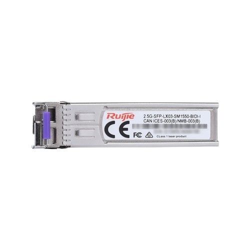 RUIJIE 2.5GSFPLX03SM1550BIDI SFP 2.5G BIDI Transceiver-TX1550/RX1310, 3km, LC