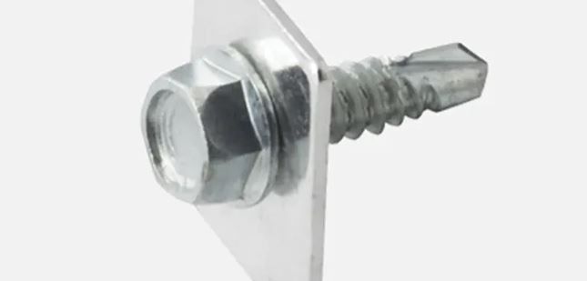 DOMOTIME CNYRVA4 Sacchetto da 4 viti autoperforanti e 4 rondelle di fissaggio per cremagliera in nylon