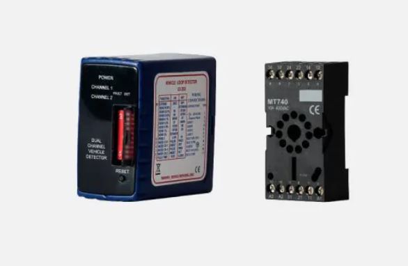 DOMOTIME LD102 Metal mass detector - Single-channel magnetic loop sensor 12-24 Vac/dc