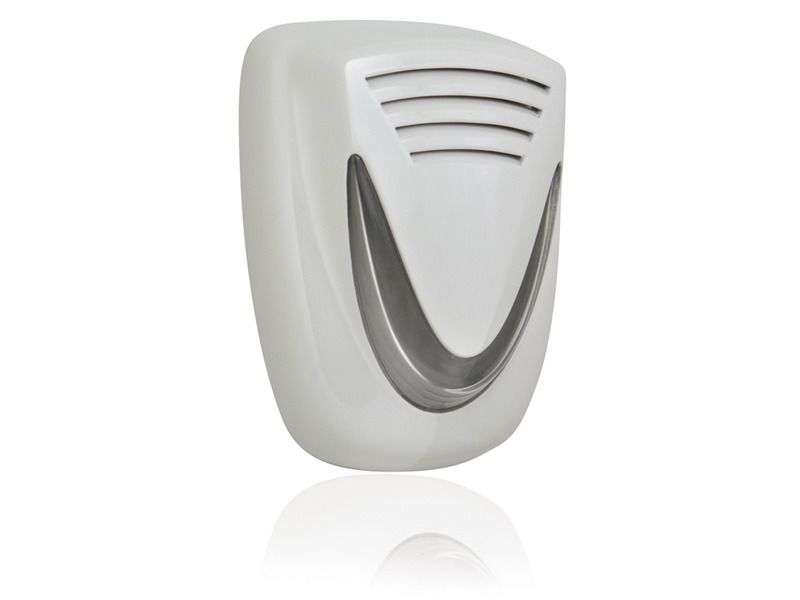 VENITEM 23.26.29 Sirena MINI MURANO AL autoalimentata bianco/fumè + lampeggiante led 