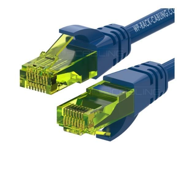 WP RACK WPC-PAT-6AU030B PATCH CABLE CAT.6A U-UTP 3 m. LS0H BLUE