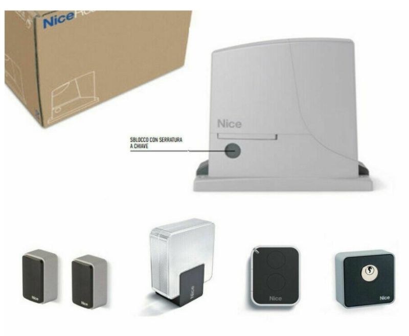 NICE ROX600KLT Kit per l'automazione di cancelli scorrevoli fino a 600 Kg