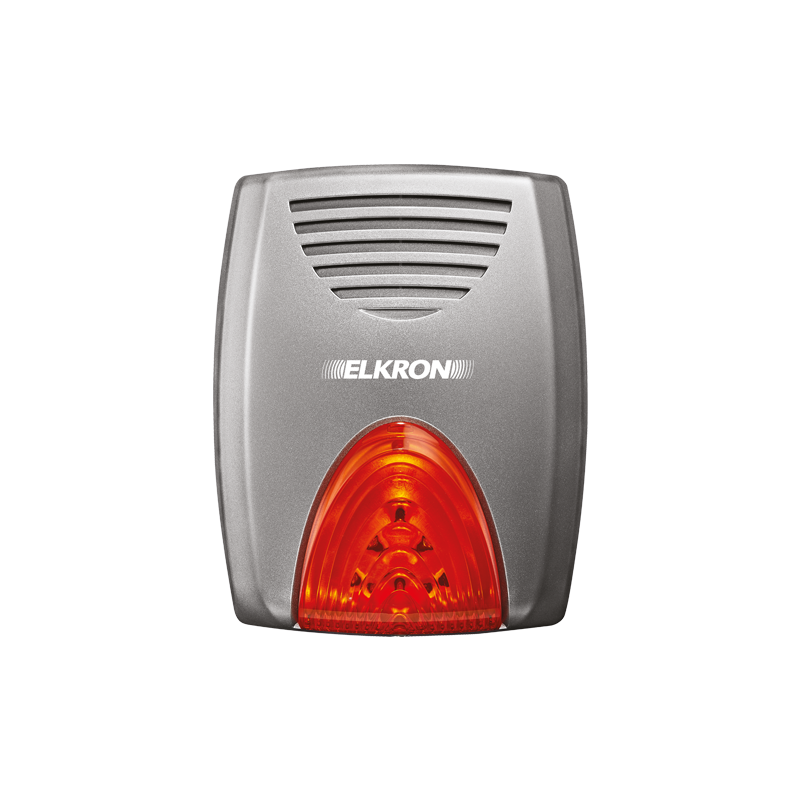 ELKRON PROFESSIONAL 80HP1L10111 Metallic gray outdoor siren cover