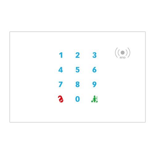 BLUMOTIX BX-F-R12OBHRF DOORY Horizontal numeric keyboard cover with RFID