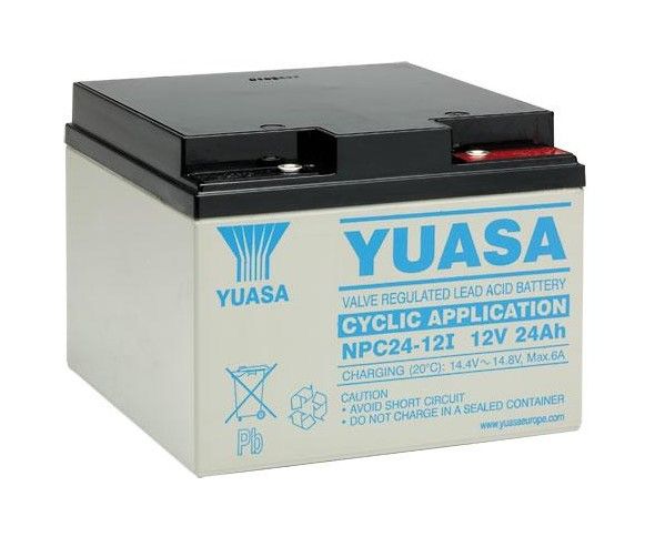 NPC24-12 Battery 12V/24 Ah NPC24-12 - YUASA