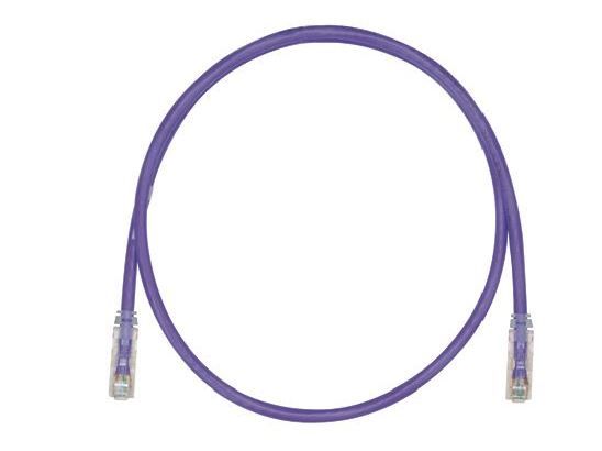 PANDUIT UTPSP2MVLY Copper Patch Cord- Cat 6- Violet UTP Cable- 2 Meter