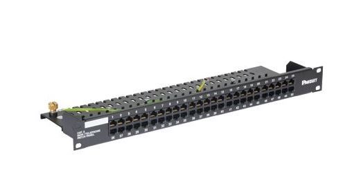 PANDUIT VP50384KBLY 50-port- flat- Category 3 ISDN/Telephone Patch Pan