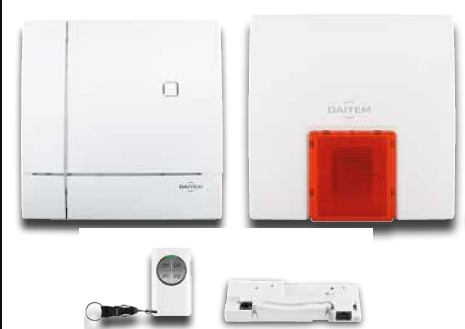 SK902AT Daitem Lynx kit with white contact n.1 SK301AT- n.1 SK500AT- n.1 SK100AT- n.1 SK202AT- n.1 SK700AT