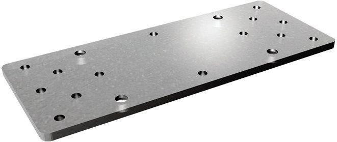 VIMO KFESC50 Plate for mounting on exposed or glass doors for KFEM50